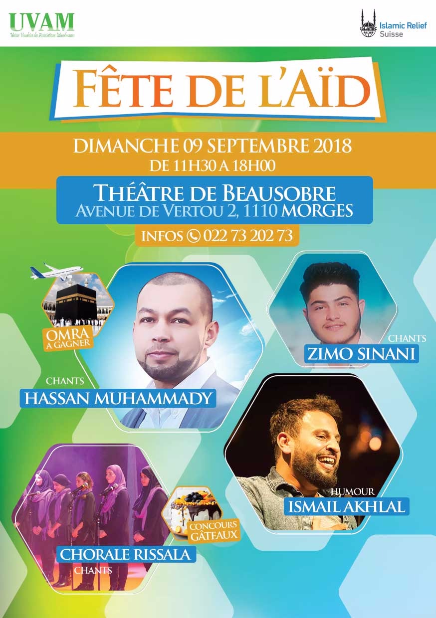 L'UVAM invite le public à la fête de l'Aïd ce dimanche à Morges